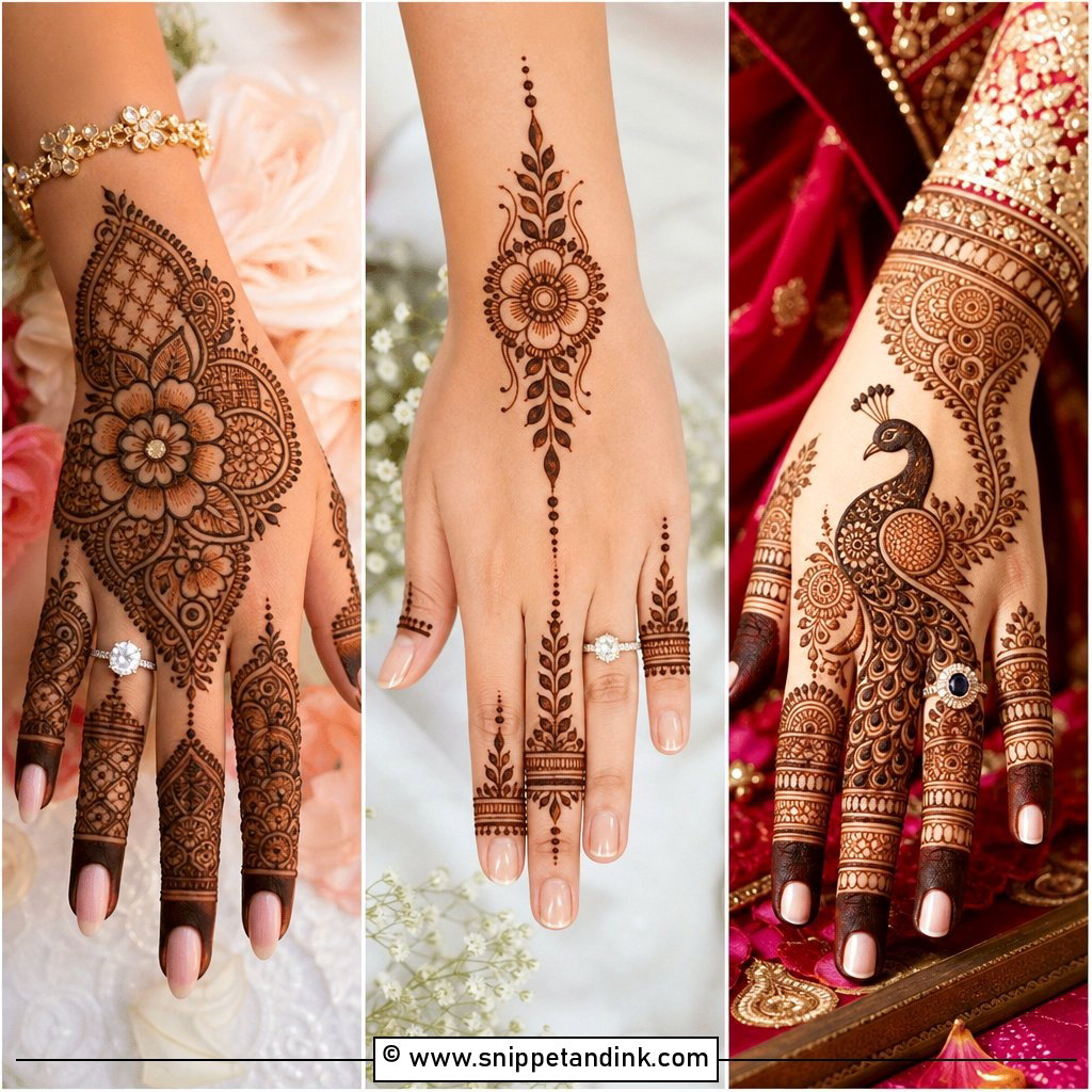 20 Unique Engagement Mehndi Designs for Bride to Save