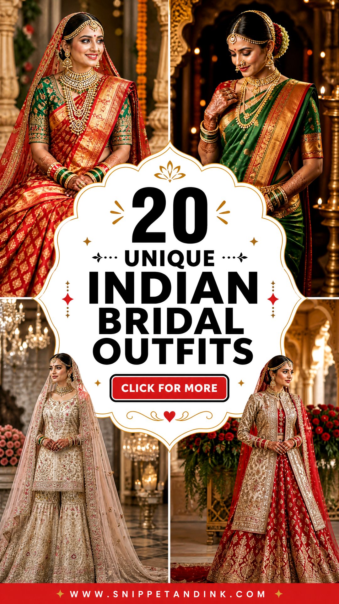 20 Unique Indian Bridal Outfits for a Showstopping Wedding Look - 20 Unique Indian Bridal Outfits for a Showstopping Wedding Look