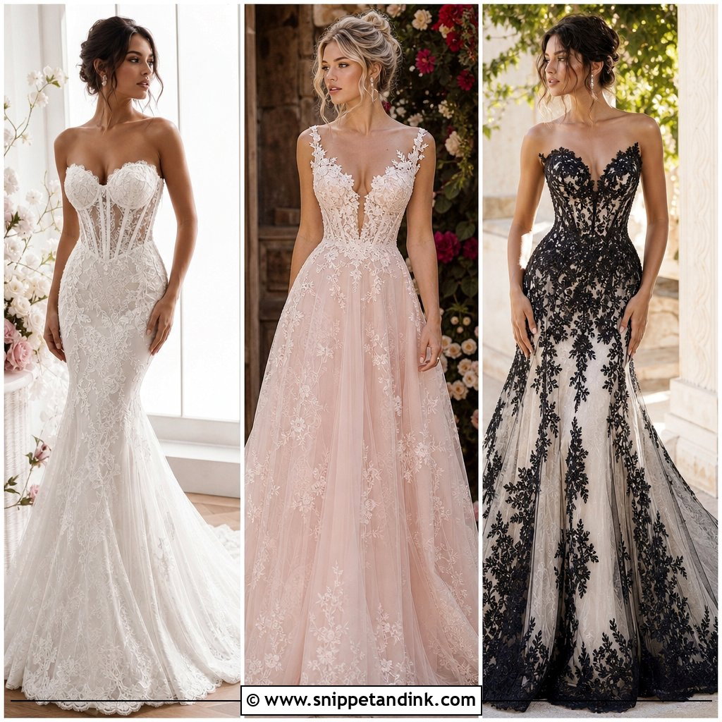 20 Unique Lace Wedding Dress Ideas for a Romantic Bridal Look