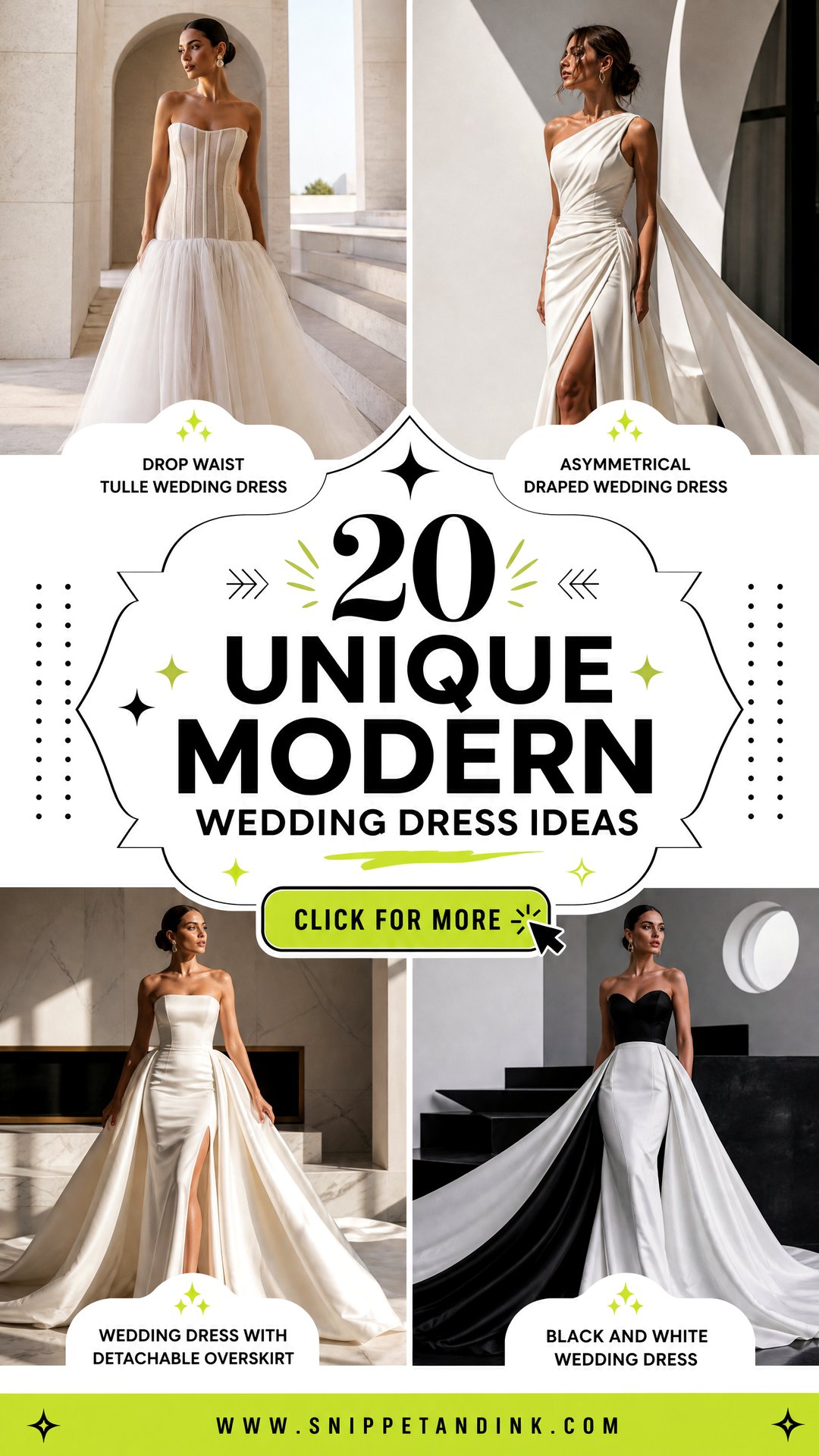 20 Unique Modern Wedding Dress Ideas for Todays Stylish Bride - 20 Unique Modern Wedding Dress Ideas for Today’s Stylish Bride