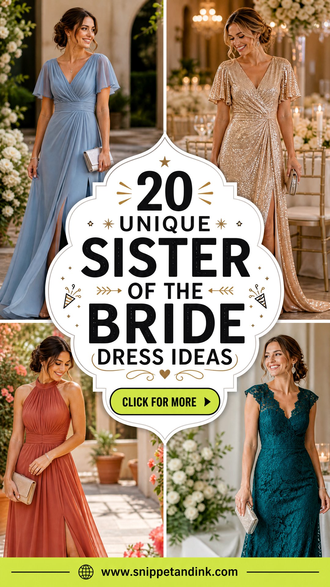 20 Unique Sister of the Bride Dress Ideas for a Picture-Perfect Wedding - 20 Unique Sister of the Bride Dress Ideas for a Picture-Perfect Wedding