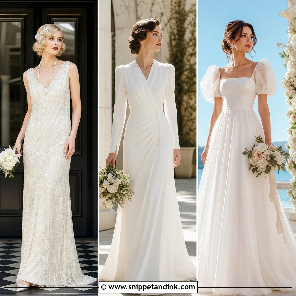 20 Unique Vintage Elegant Wedding Dresses for Timeless Brides