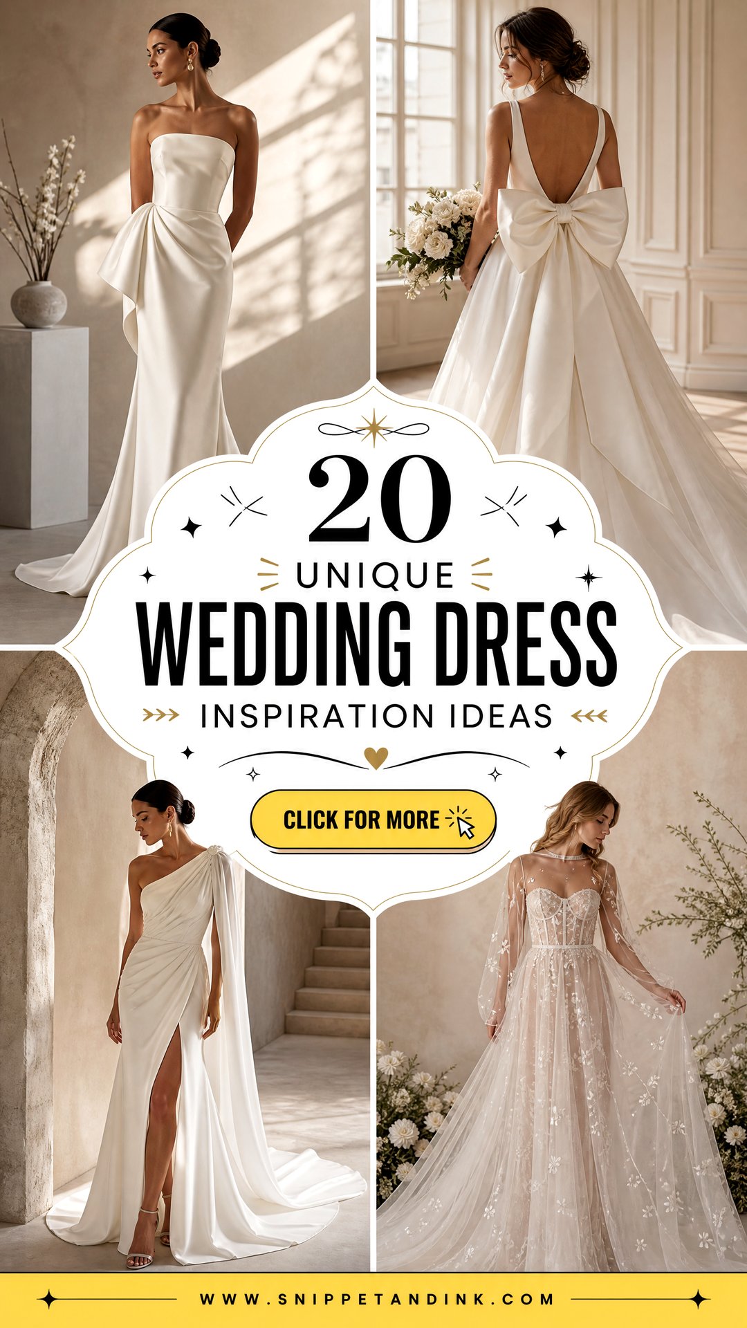 20 Unique Wedding Dress Inspiration Ideas for Modern Brides - 20 Unique Wedding Dress Inspiration Ideas for Modern Brides