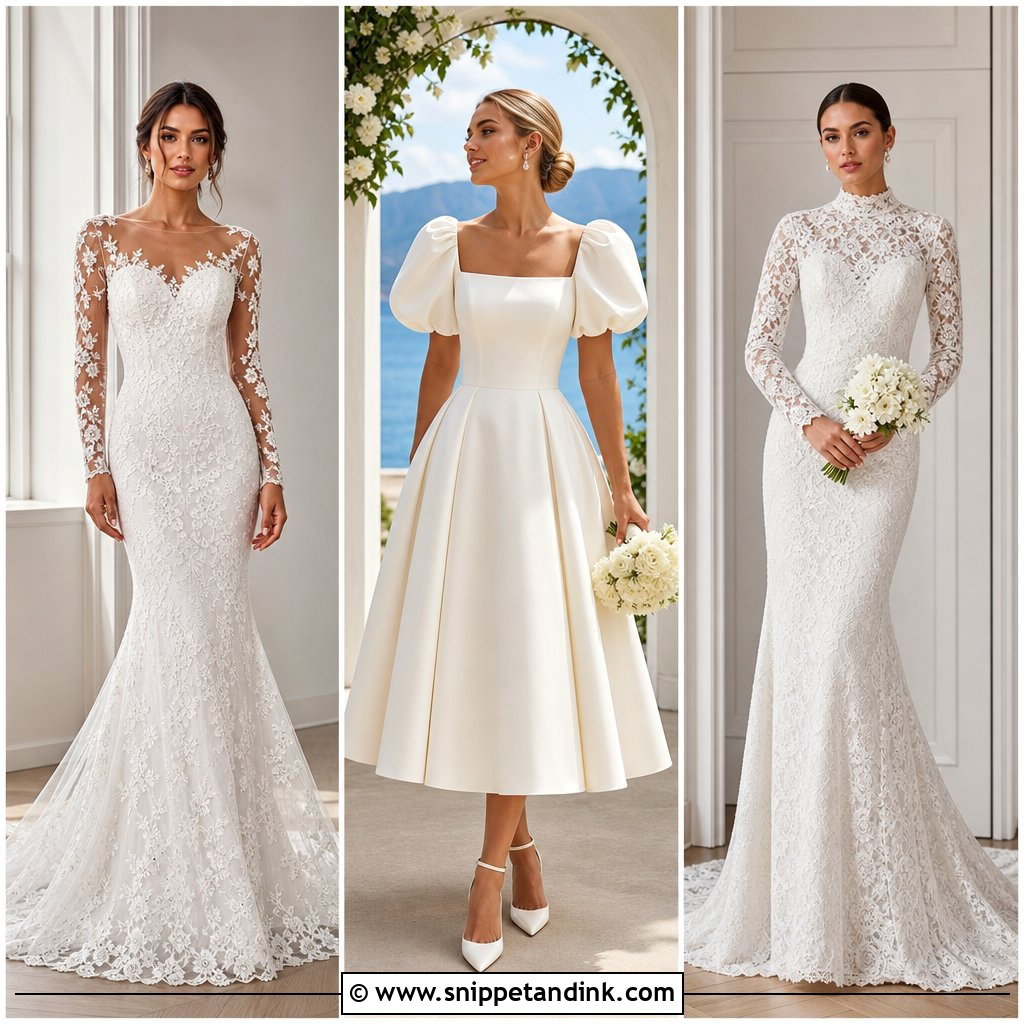 20 Unique Wedding Dresses With Sleeves for Every Bridal Season