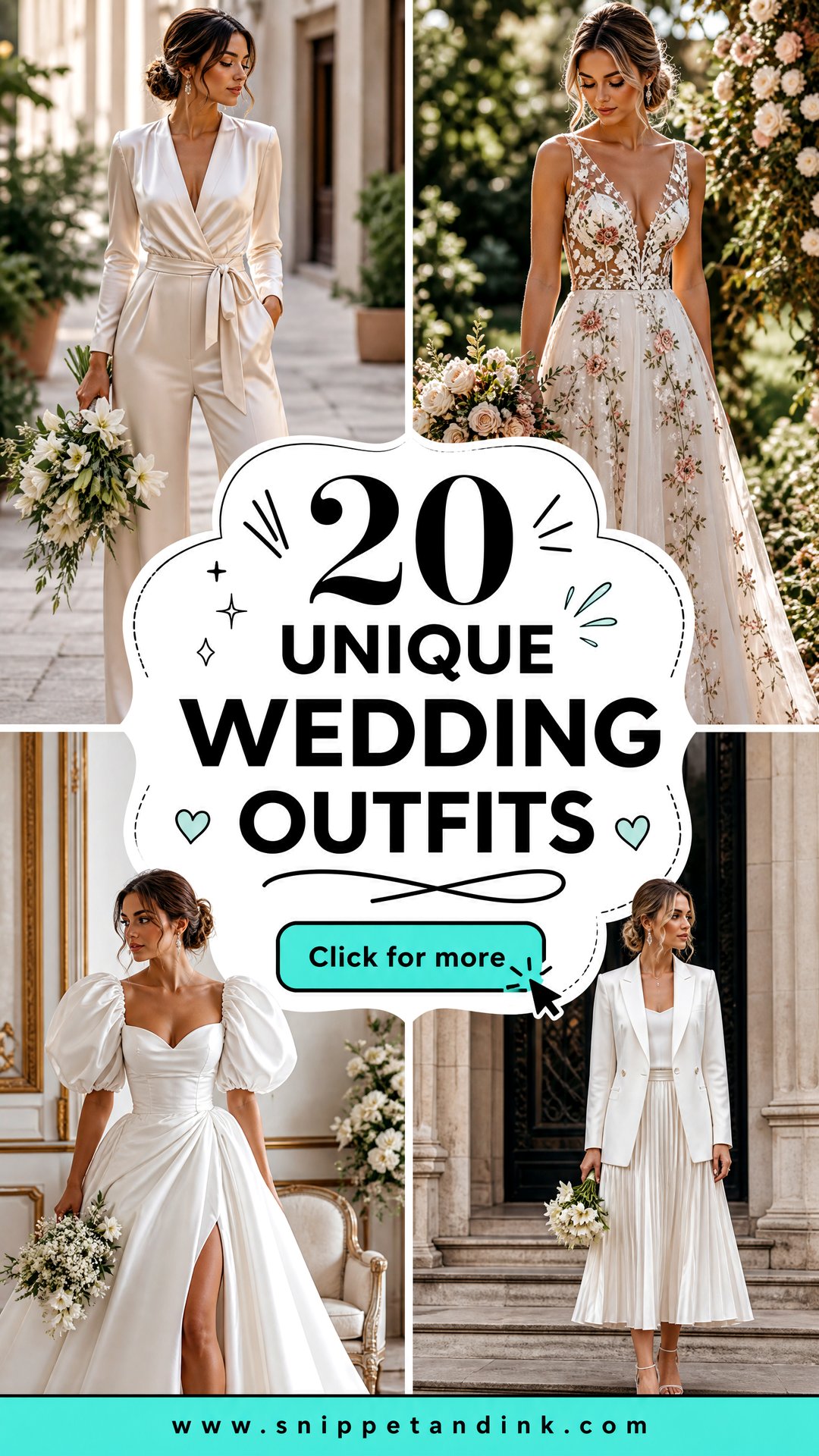 20 Unique Wedding Outfits for Every Modern Bridal Style - 20 Unique Wedding Outfits for Every Modern Bridal Style