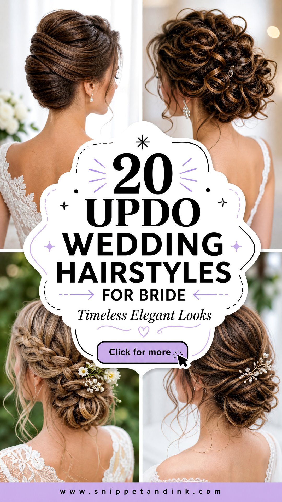 20 Updo Wedding Hairstyles for Bride Timeless Elegant Looks - 20 Updo Wedding Hairstyles for Bride: Timeless Elegant Looks