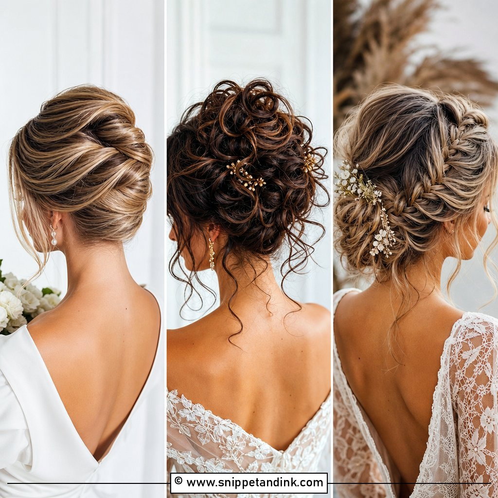 20 Updo Wedding Hairstyles for Bride Timeless Elegant Looks