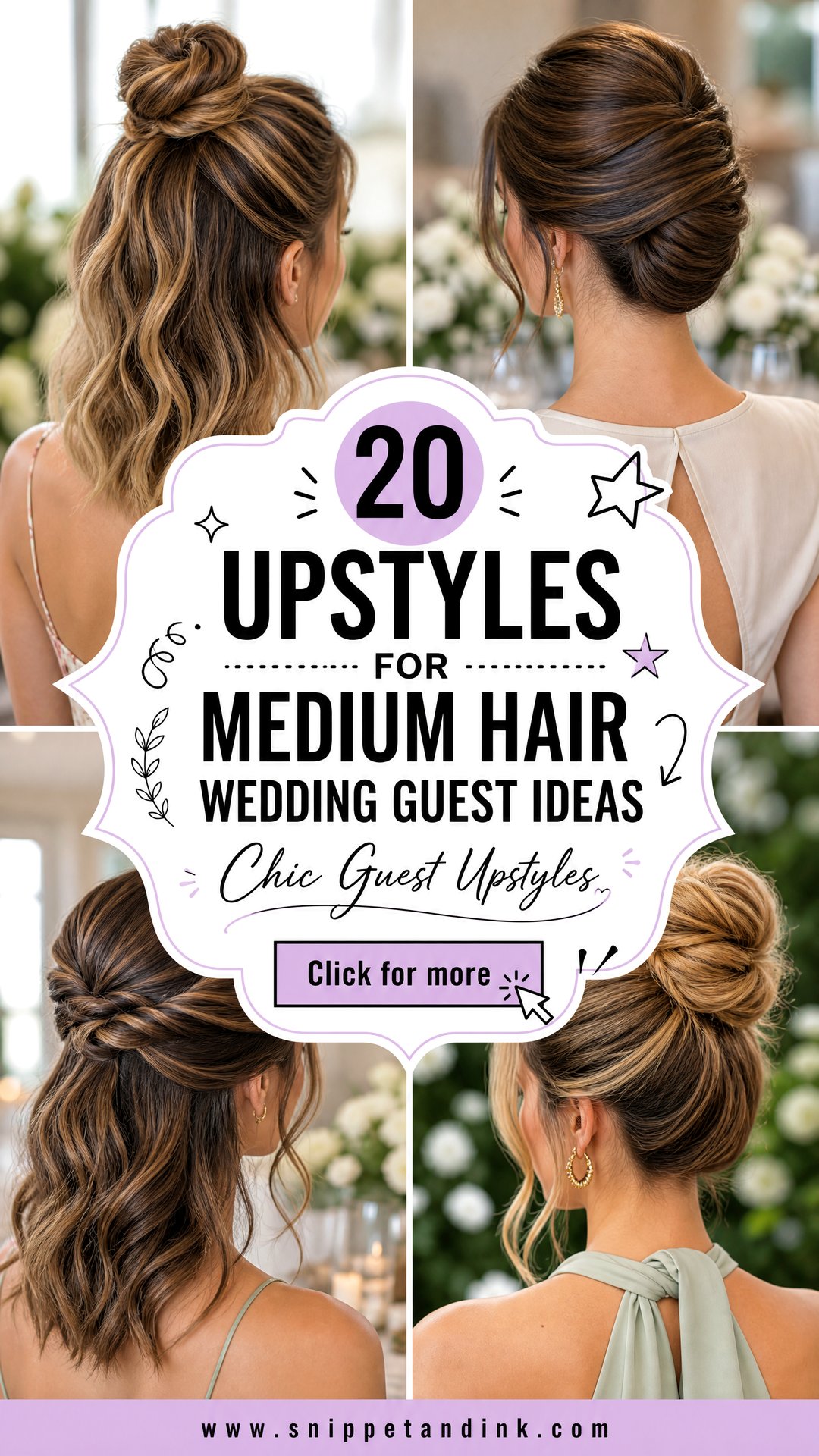 20 Upstyles for Medium Hair Wedding Guest Ideas to Try - 20 Upstyles for Medium Hair Wedding Guest Ideas to Try