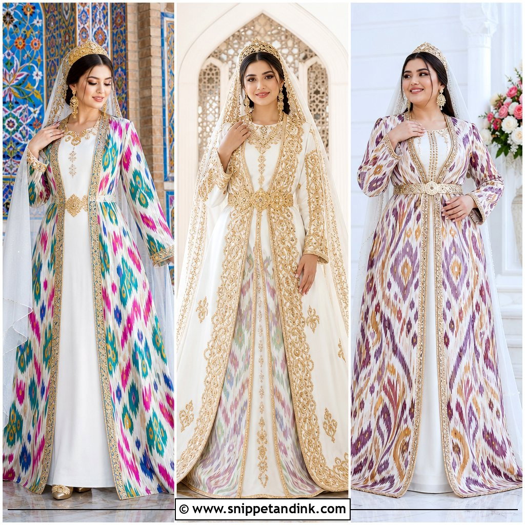 20 Uzbek Wedding Dress Ideas for a Rich Cultural Celebration