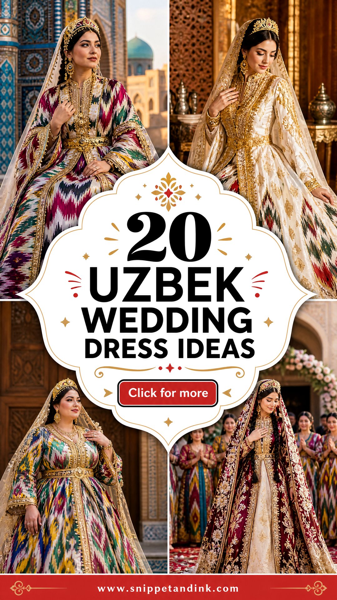 20 Uzbek Wedding Dress Ideas for a Rich Cultural Celebration - 20 Uzbek Wedding Dress Ideas for a Rich Cultural Celebration