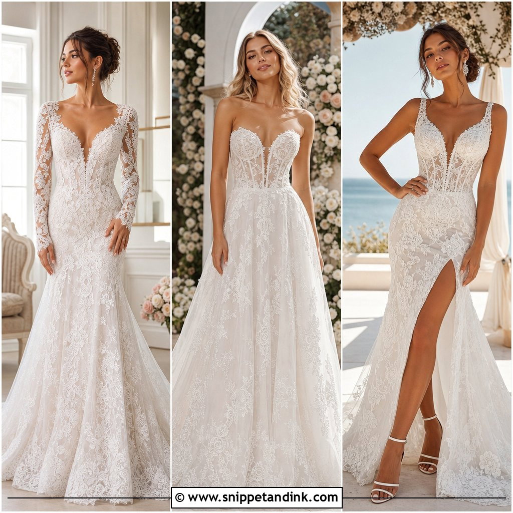 20 V Corset Wedding Dress Ideas for a Sculpted Bridal Look