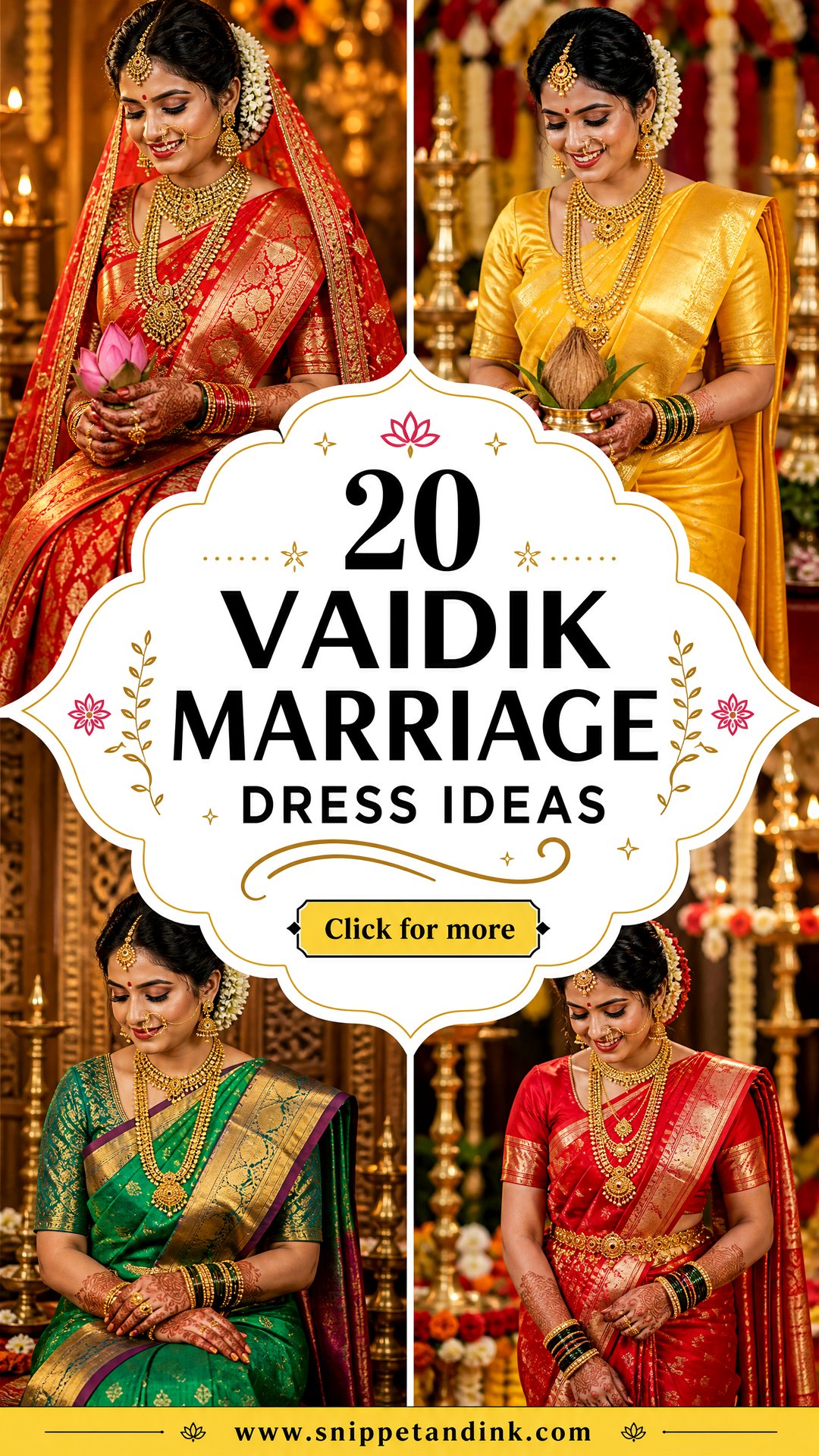 20 Vaidik Marriage Dress Ideas for a Sacred Traditional Wedding - 20 Vaidik Marriage Dress Ideas for a Sacred Traditional Wedding