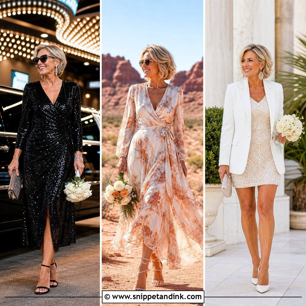 20 Vegas Wedding Outfit Ideas for a Bold Destination Celebration