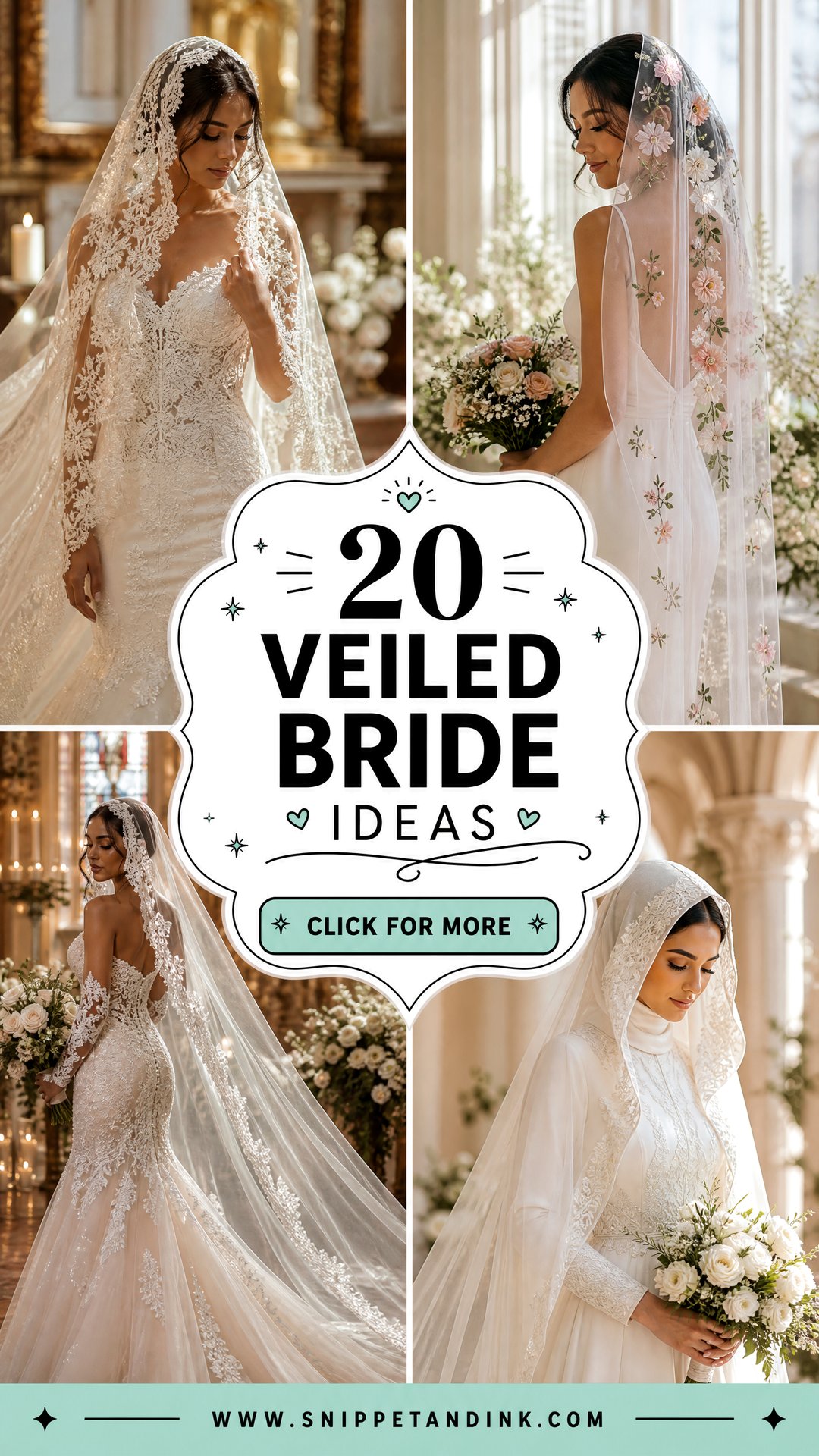 20 Veiled Bride Ideas for Dreamy and Romantic Wedding Portraits - 20 Veiled Bride Ideas for Dreamy and Romantic Wedding Portraits