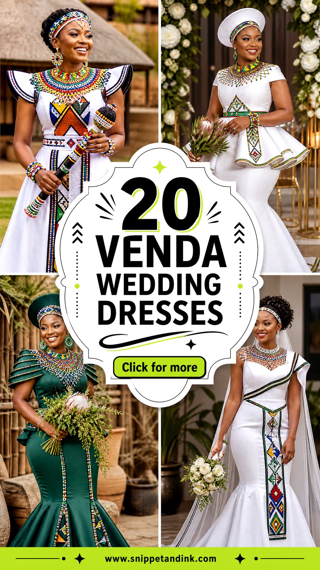 20 Venda Wedding Dresses for a Vibrant Cultural Celebration - 20 Venda Wedding Dresses for a Vibrant Cultural Celebration