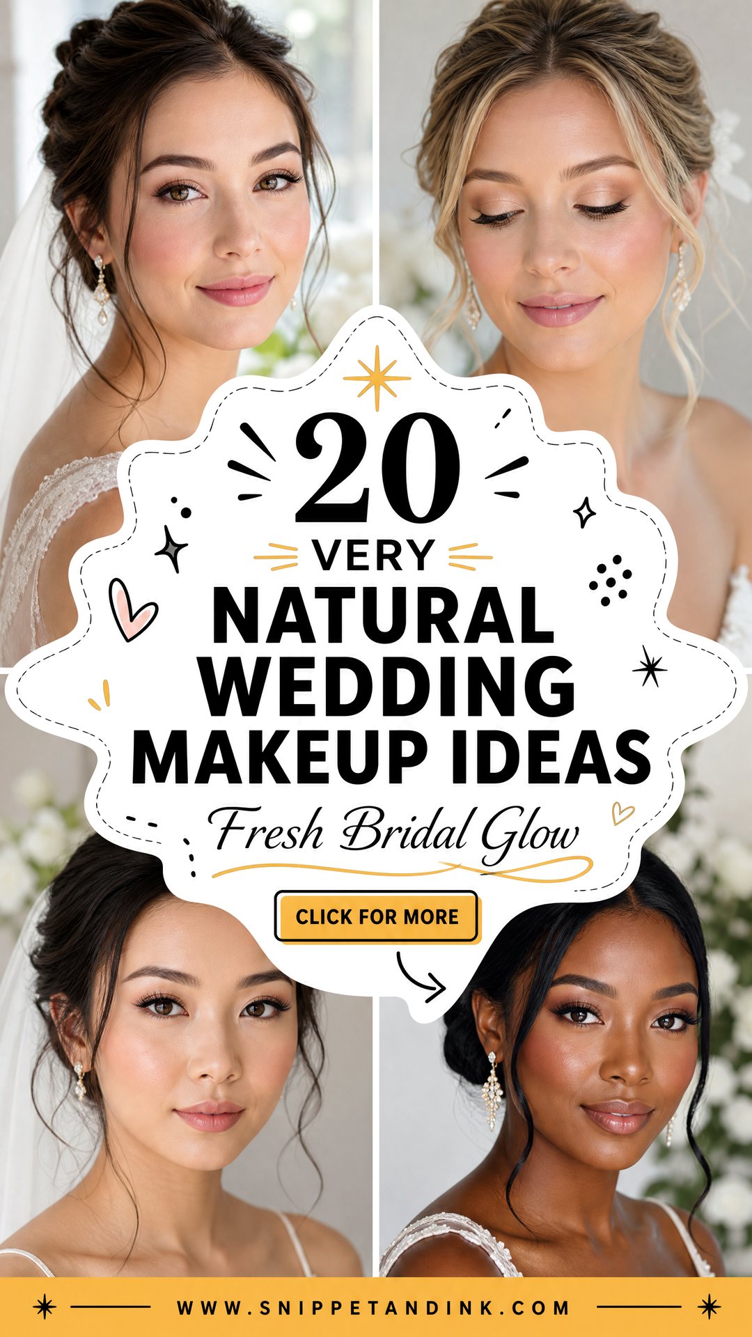 20 Very Natural Wedding Makeup Ideas for Fresh Bridal Glow - 20 Very Natural Wedding Makeup Ideas for Fresh Bridal Glow