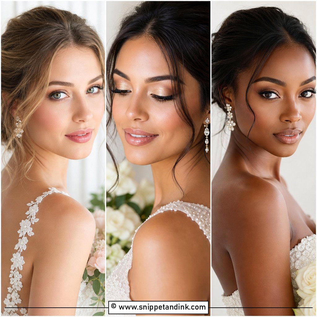 20 Very Natural Wedding Makeup Ideas for Fresh Bridal Glow