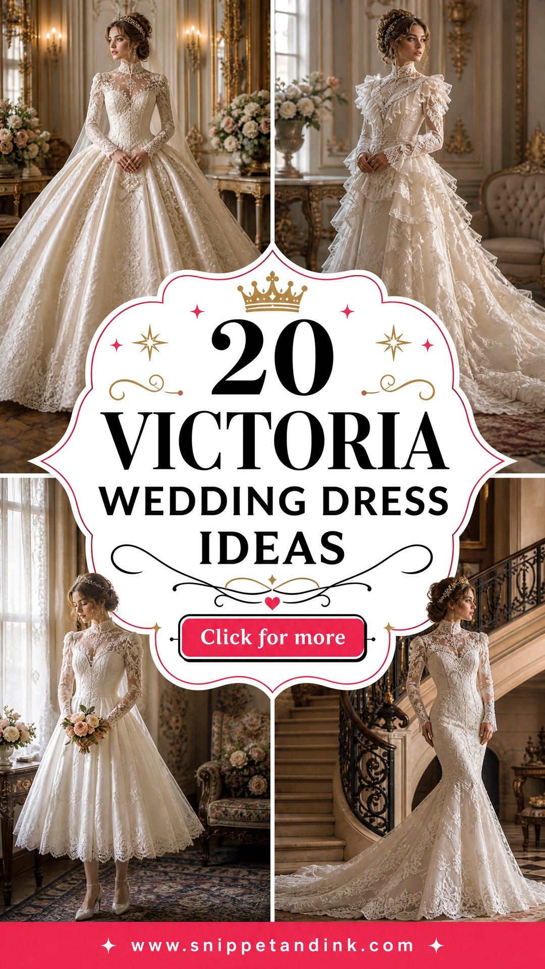20 Victoria Wedding Dress Ideas for a Timeless Royal Look - 20 Victoria Wedding Dress Ideas for a Timeless Royal Look
