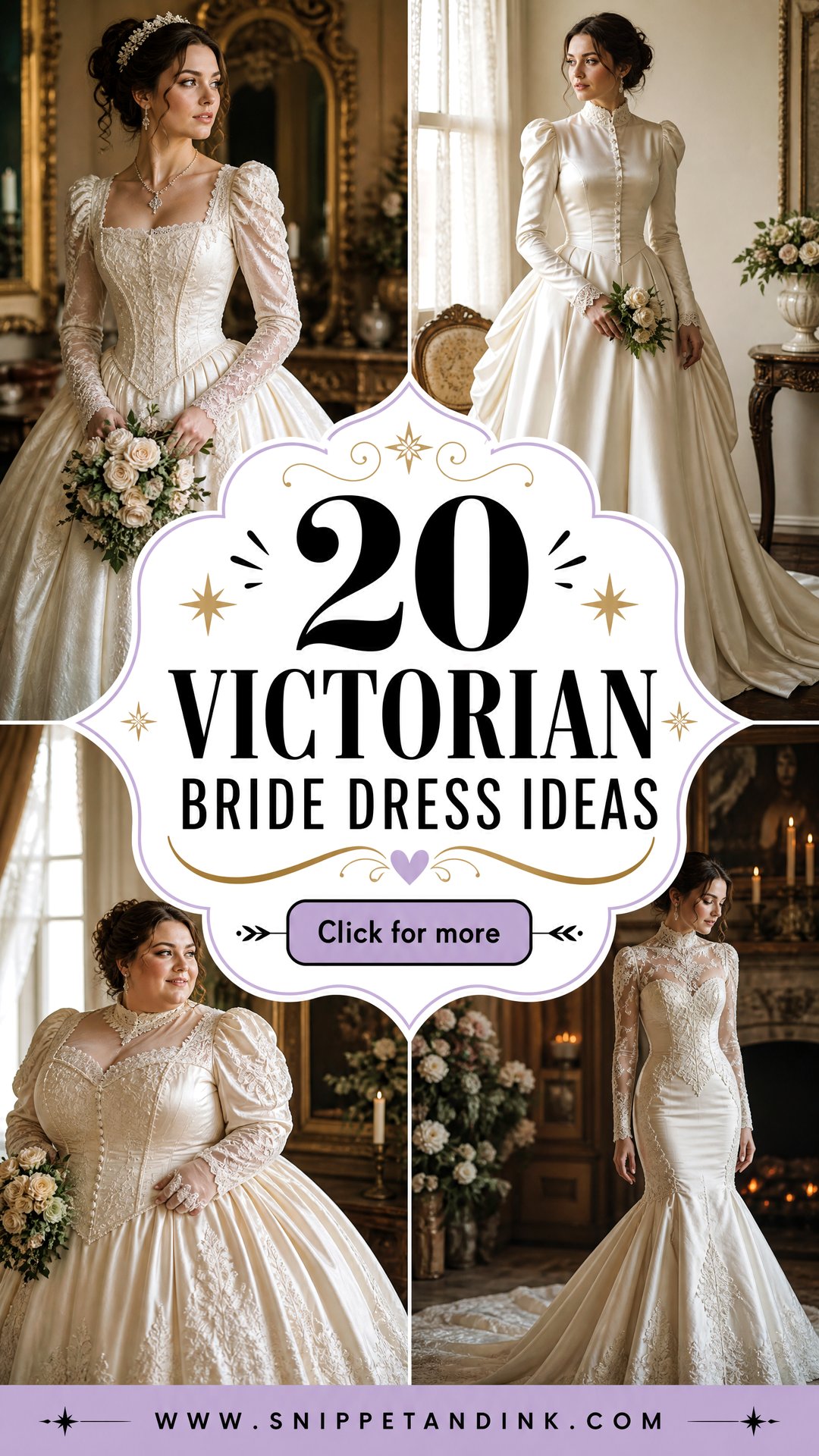 20 Victorian Bride Dress Ideas for a Romantic Heritage Look - 20 Victorian Bride Dress Ideas for a Romantic Heritage Look