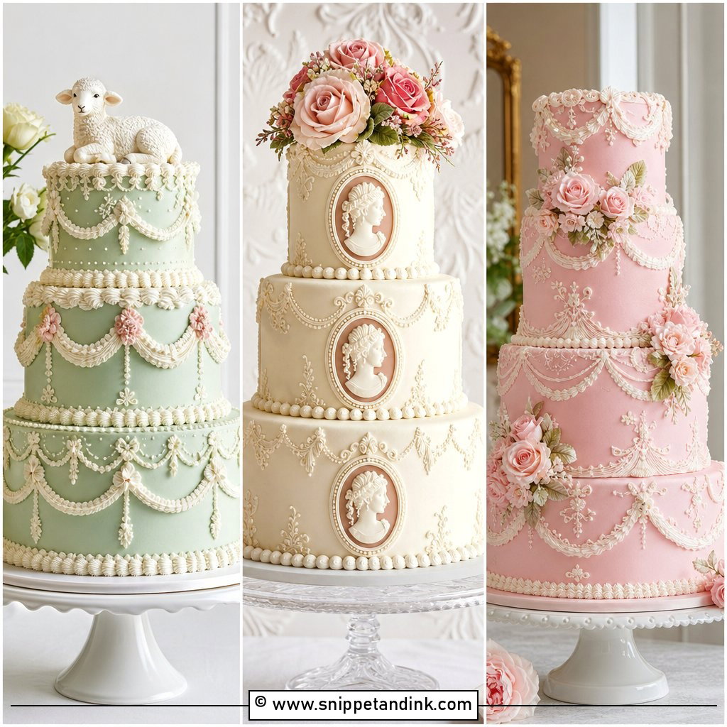 20 Victorian Style Cake Ideas for Wedding Elegance