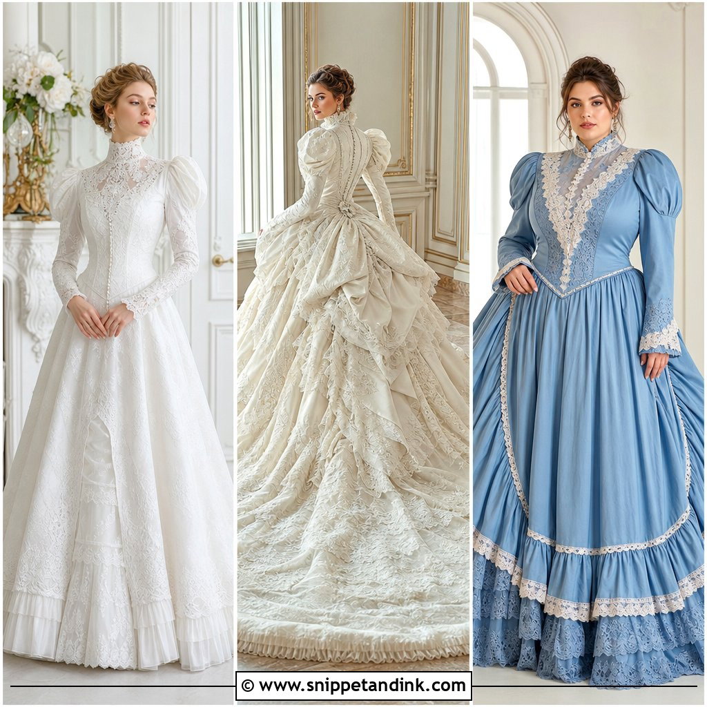 20 Victorian Wedding Dresses for a Regal, Romantic Bridal Look