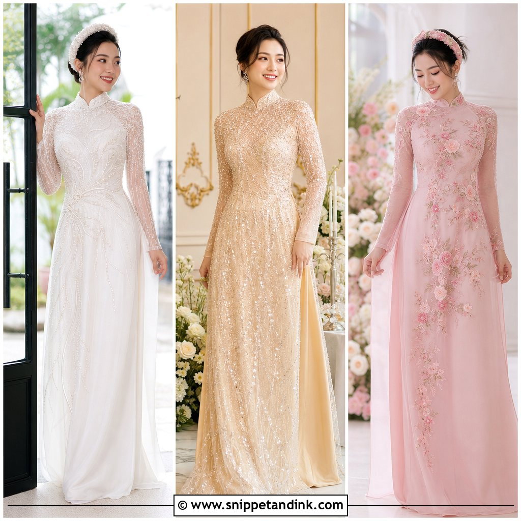 20 Vietnamese Wedding Ao Dai Ideas for Elegant Cultural Brides