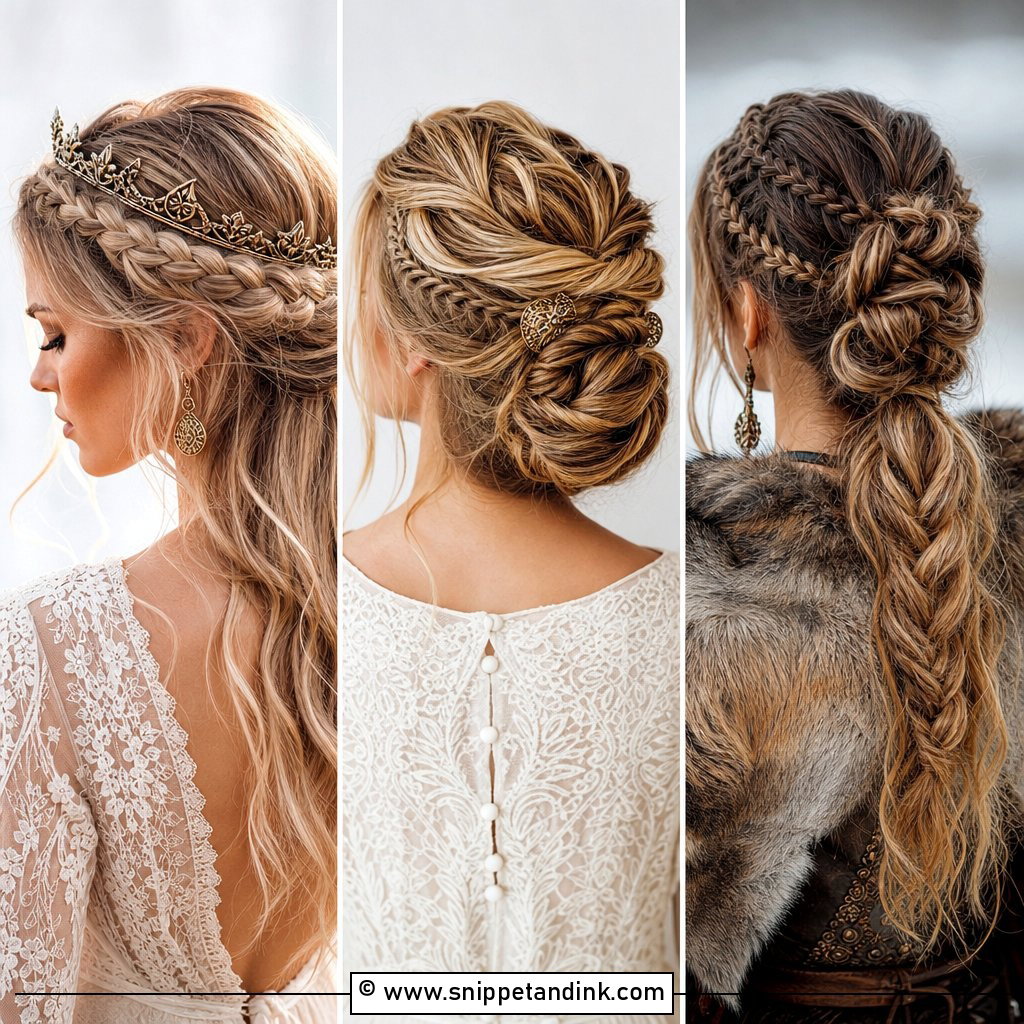 20 Viking Hairstyles Women Wedding Ideas for Bold Brides