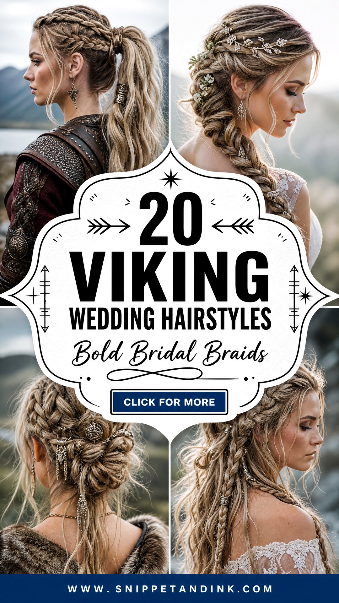 20 Viking Wedding Hairstyles for Bold Bridal Beauty - 20 Viking Wedding Hairstyles for Bold Bridal Beauty