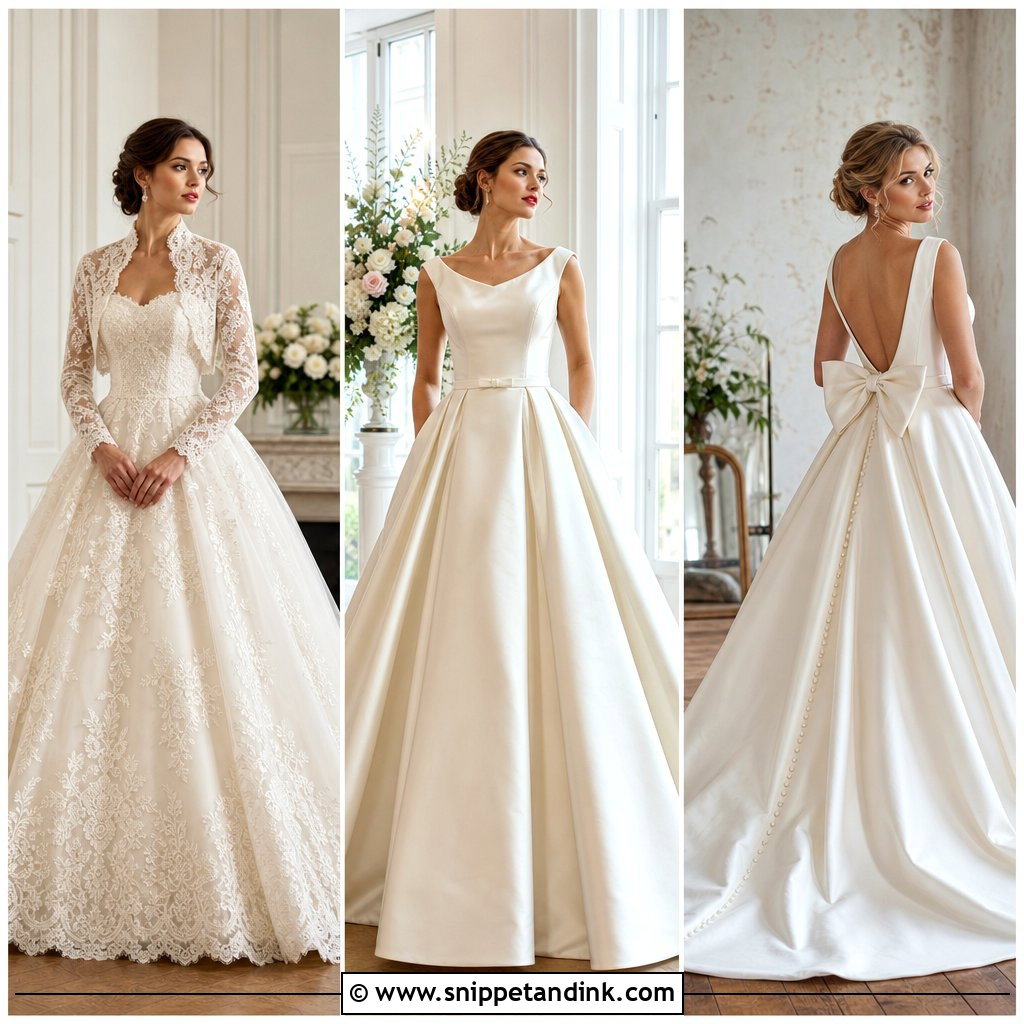 20 Vintage Ballgown Wedding Dress Ideas for a Glamorous Retro Look