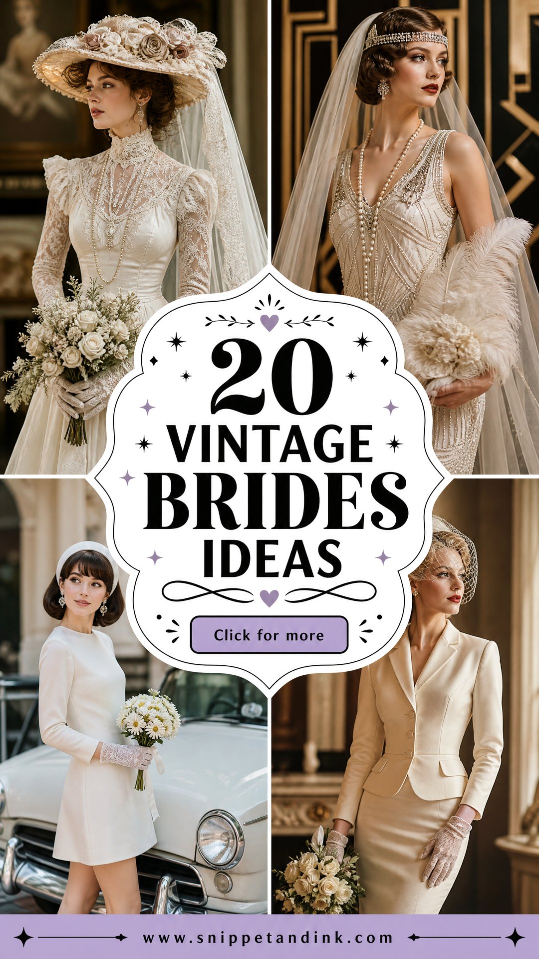 20 Vintage Brides Ideas for a Timeless Wedding Aesthetic - 20 Vintage Brides Ideas for a Timeless Wedding Aesthetic