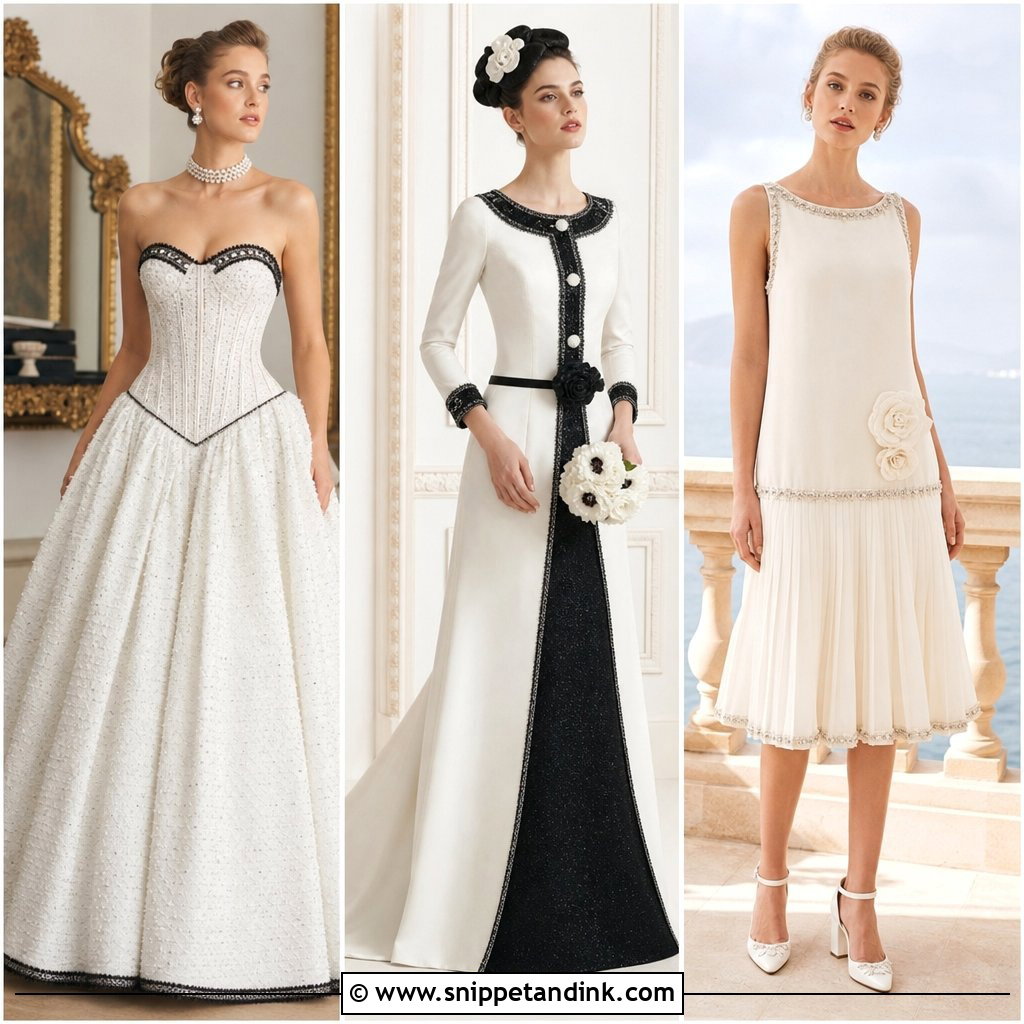 20 Vintage Chanel Wedding Dress Ideas for Luxe Bridal Style