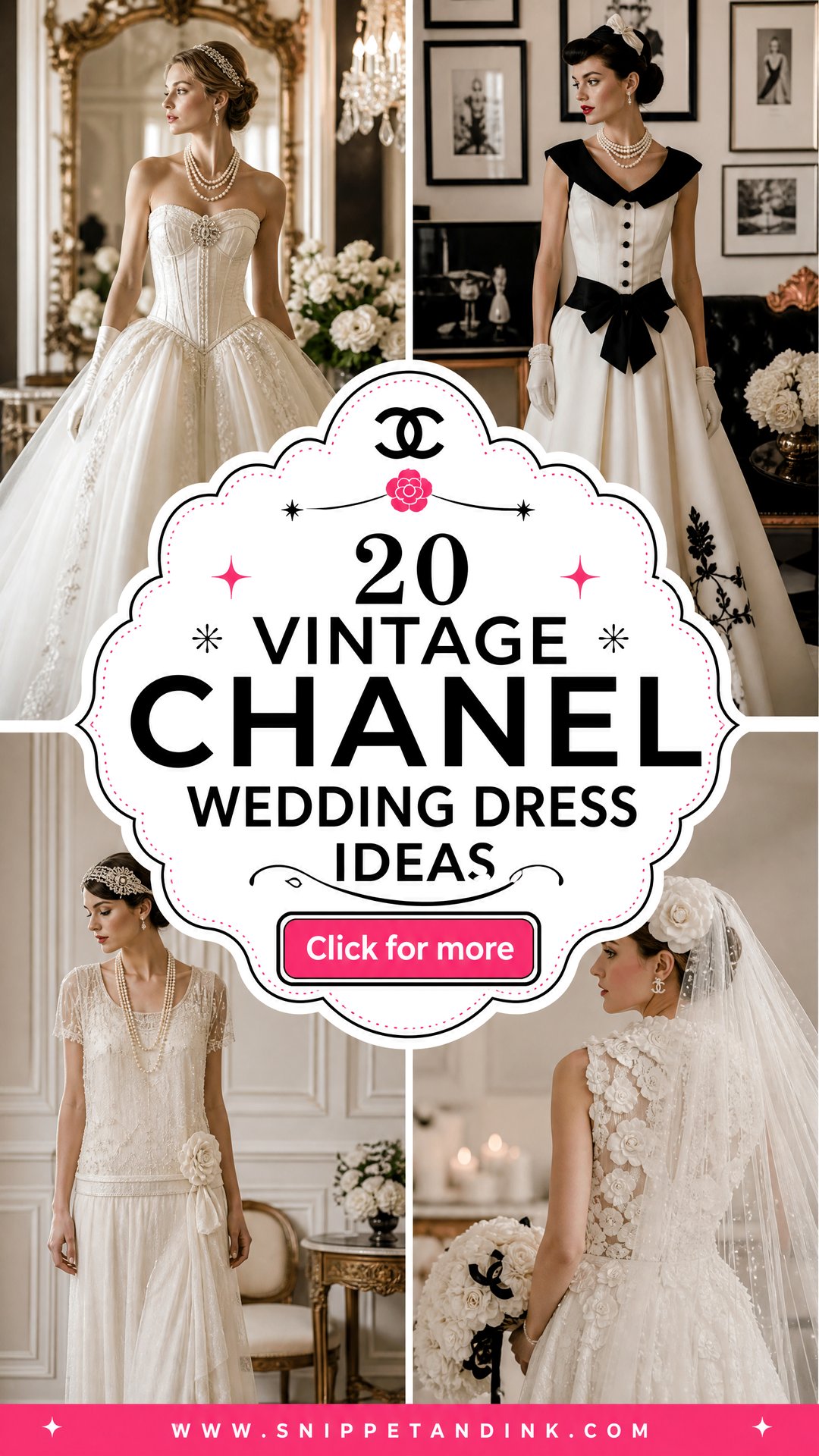 20 Vintage Chanel Wedding Dress Ideas for Luxe Bridal Style - 20 Vintage Chanel Wedding Dress Ideas for Luxe Bridal Style