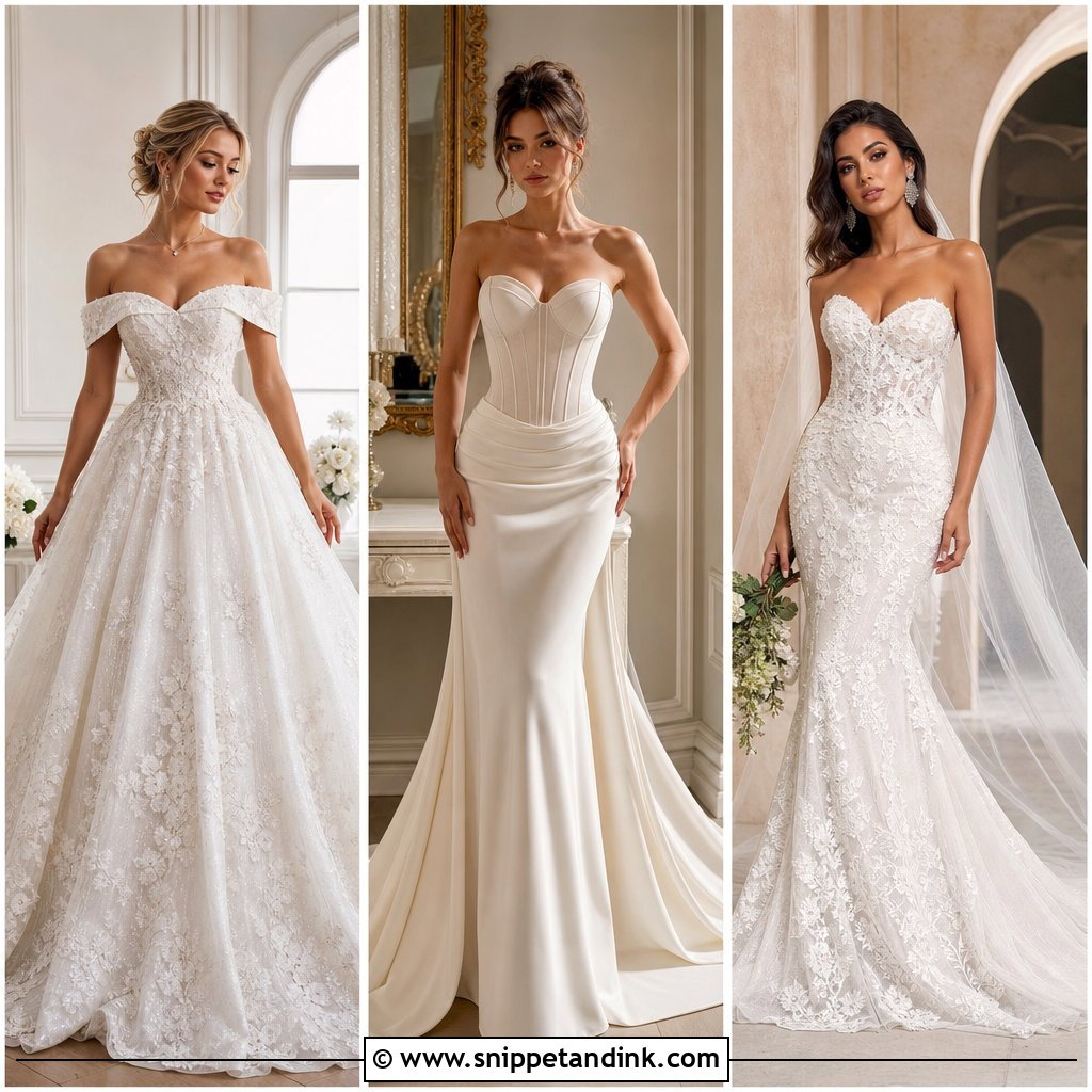 20 Vintage Glam Wedding Dress Ideas for Old-Hollywood Brides