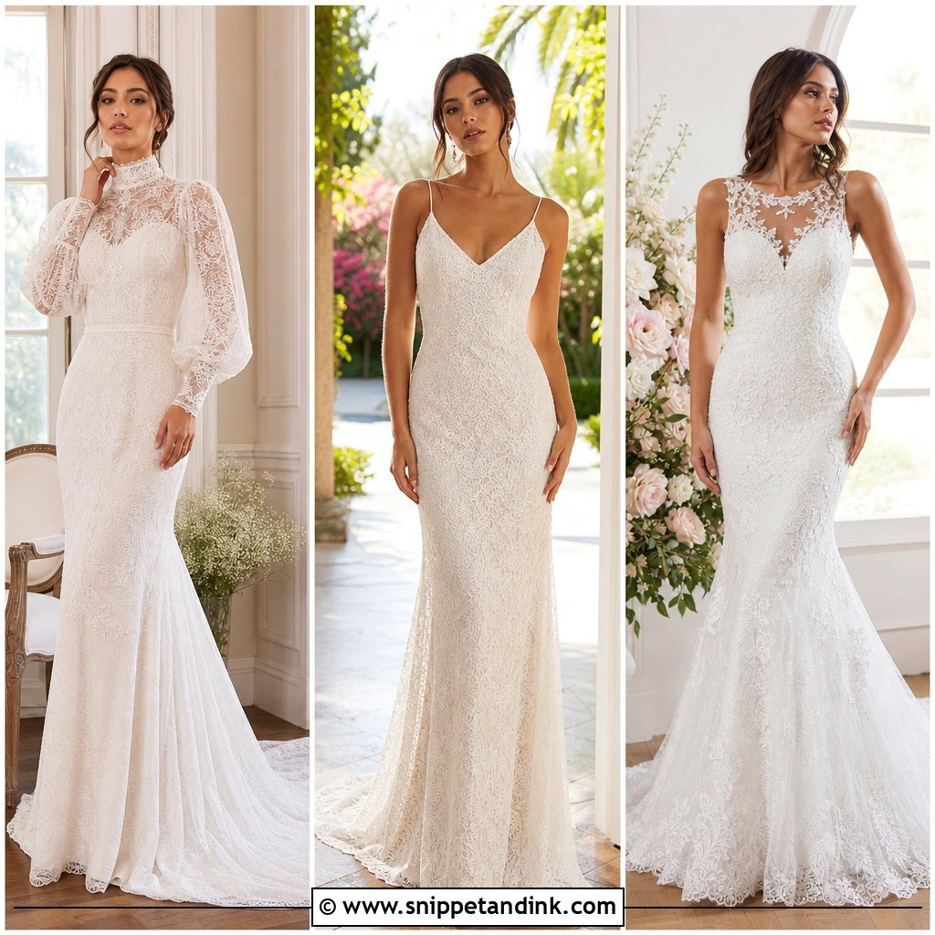 20 Vintage Long Sleeve Lace Wedding Dress Ideas to Adore
