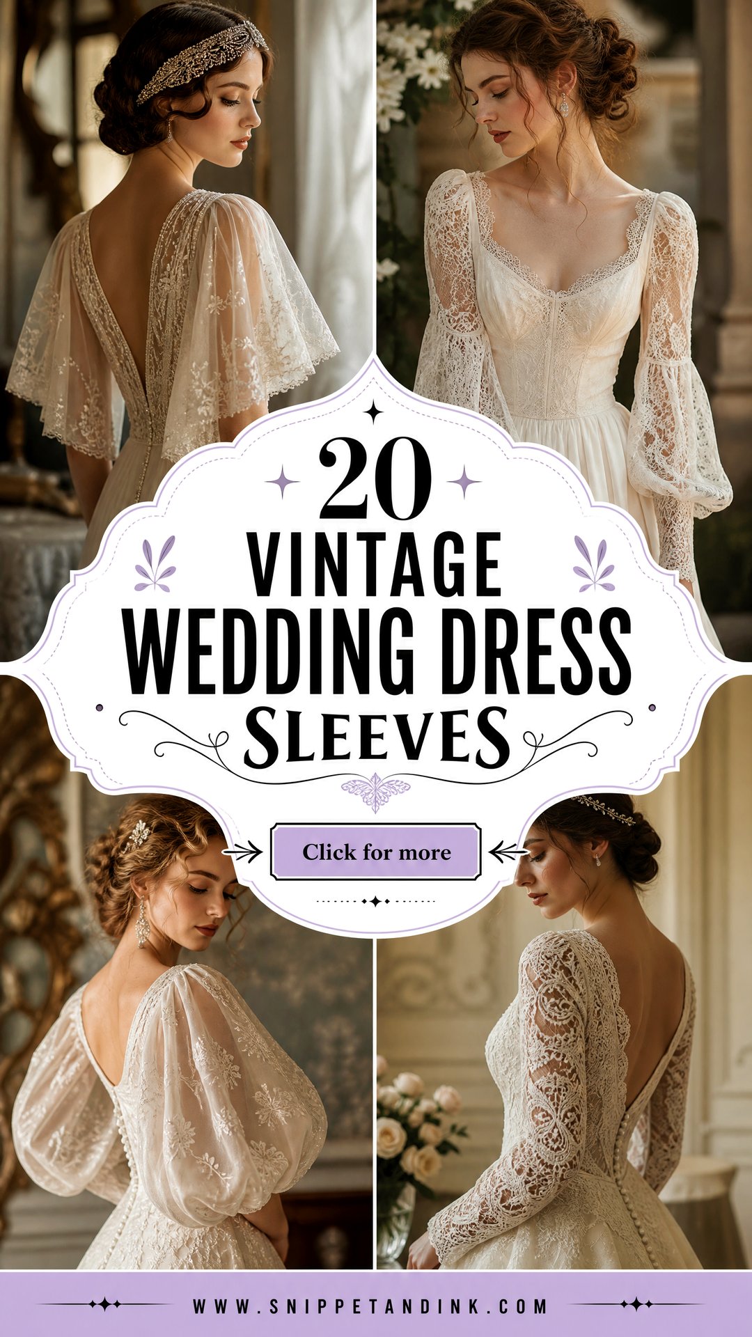 20 Vintage Wedding Dress Sleeves for a Romantic Bridal Look - 20 Vintage Wedding Dress Sleeves for a Romantic Bridal Look