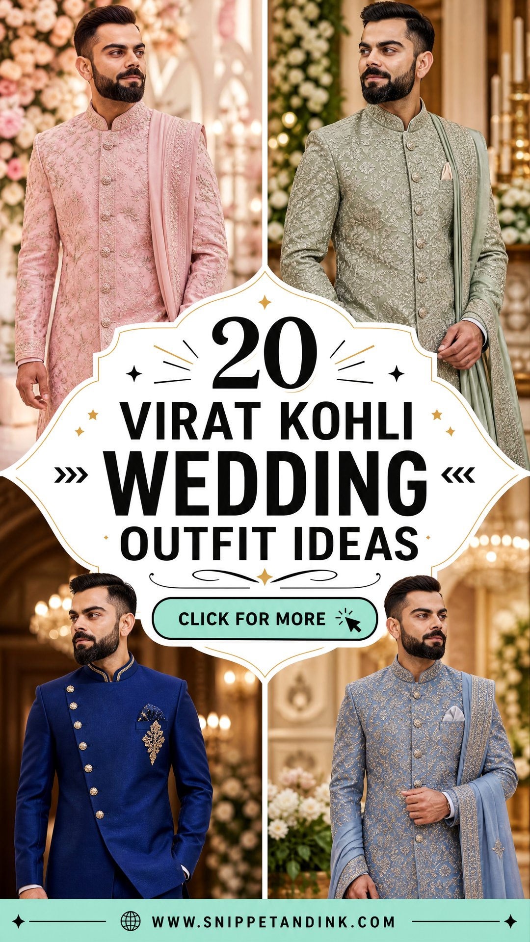 20 Virat Kohli Wedding Outfit Ideas for Stylish Grooms - 20 Virat Kohli Wedding Outfit Ideas for Stylish Grooms