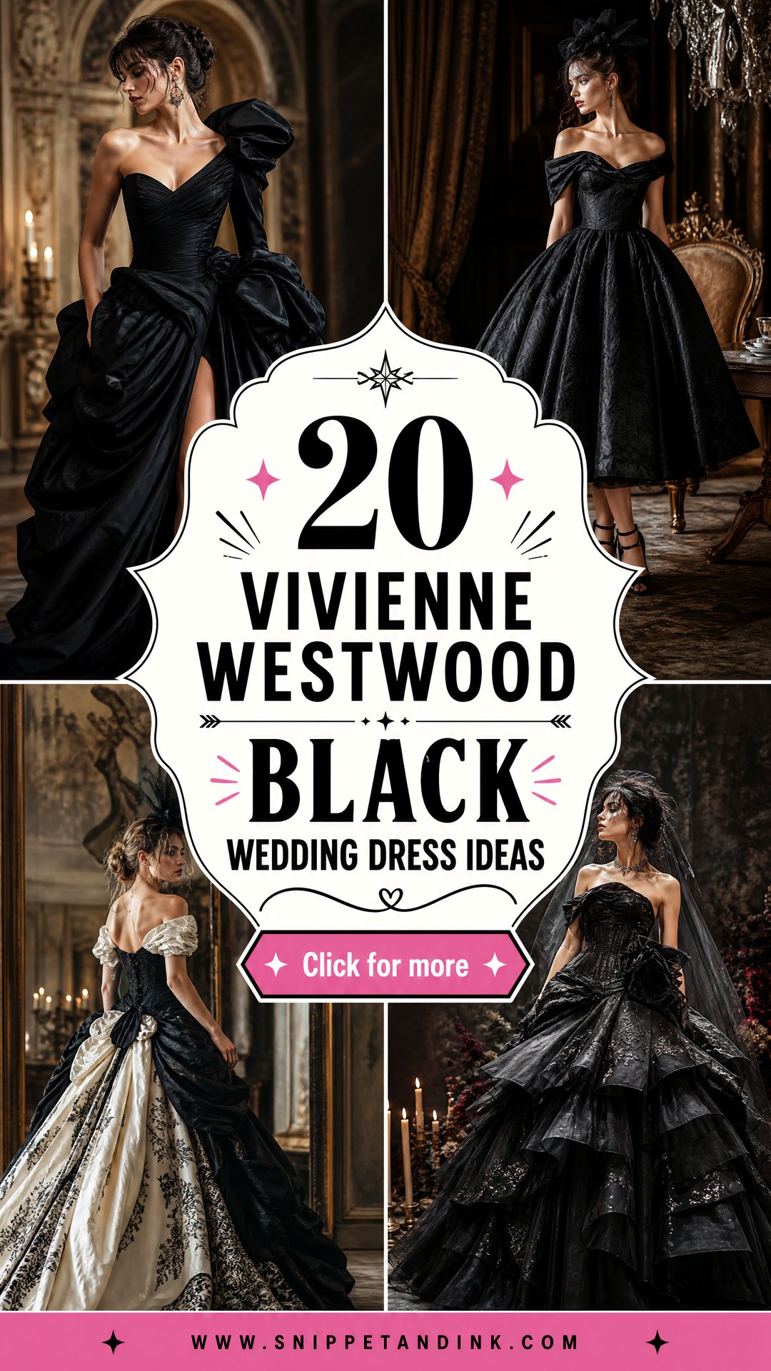 20 Vivienne Westwood Black Wedding Dress Ideas Dramatic Style - 20 Vivienne Westwood Black Wedding Dress Ideas: Dramatic Style