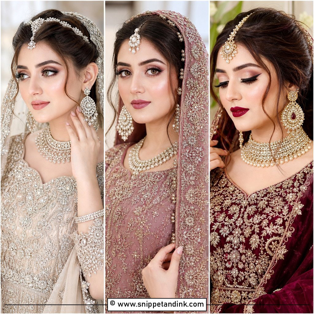 20 Walima Bride Makeup Ideas for Elegant Reception Glam