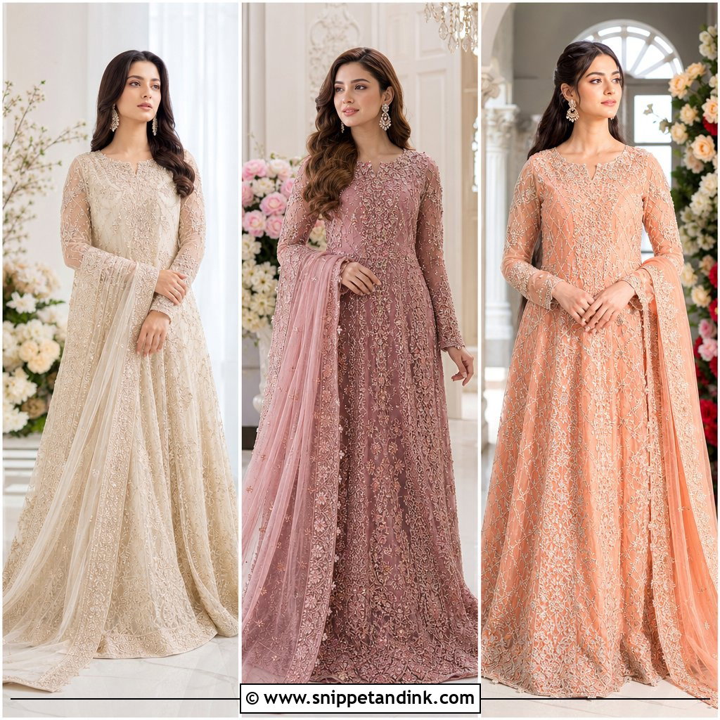 20 Walima Dress Colours for a Stunning Reception Palette