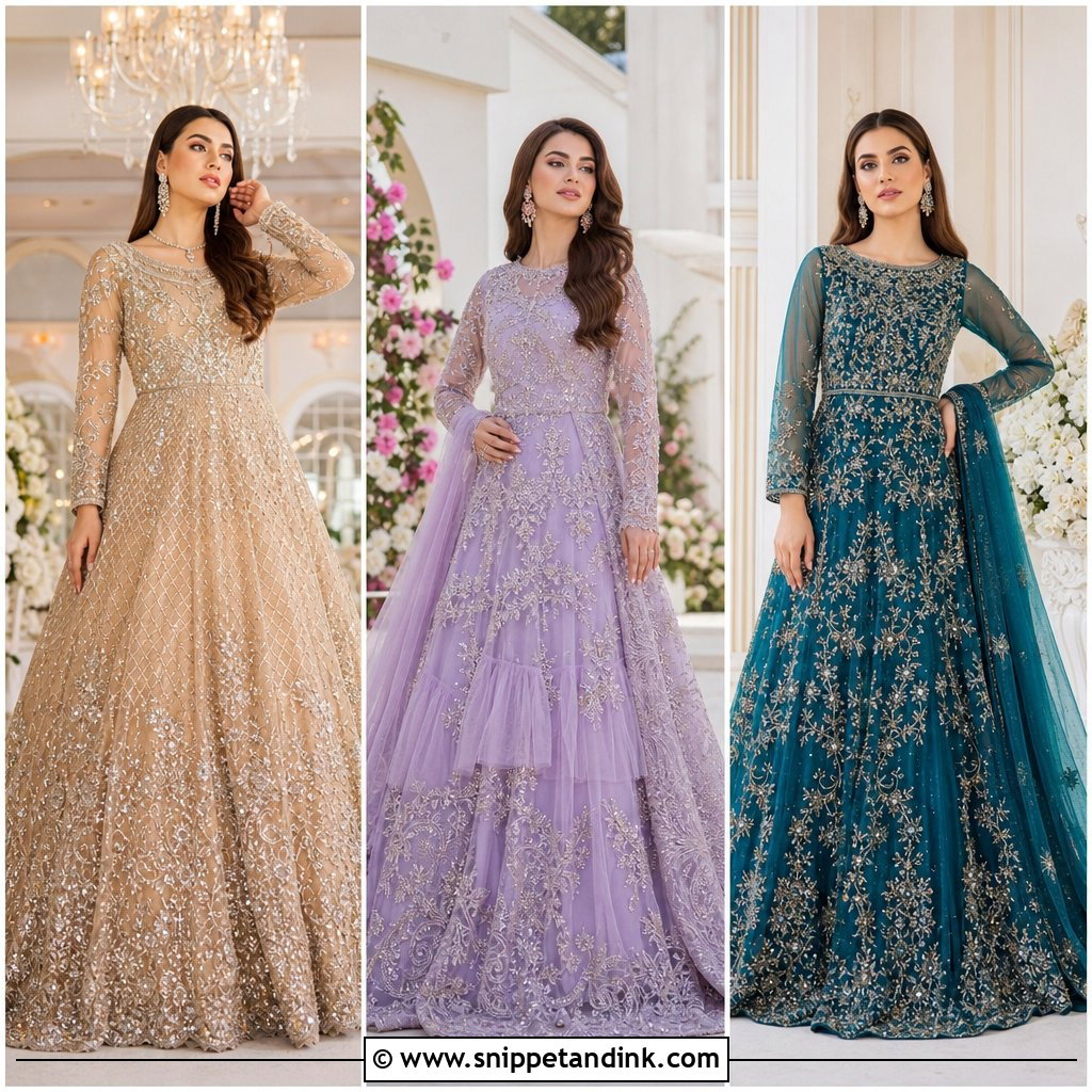 20 Walima Gown Ideas for a Glamorous Bridal Reception Look