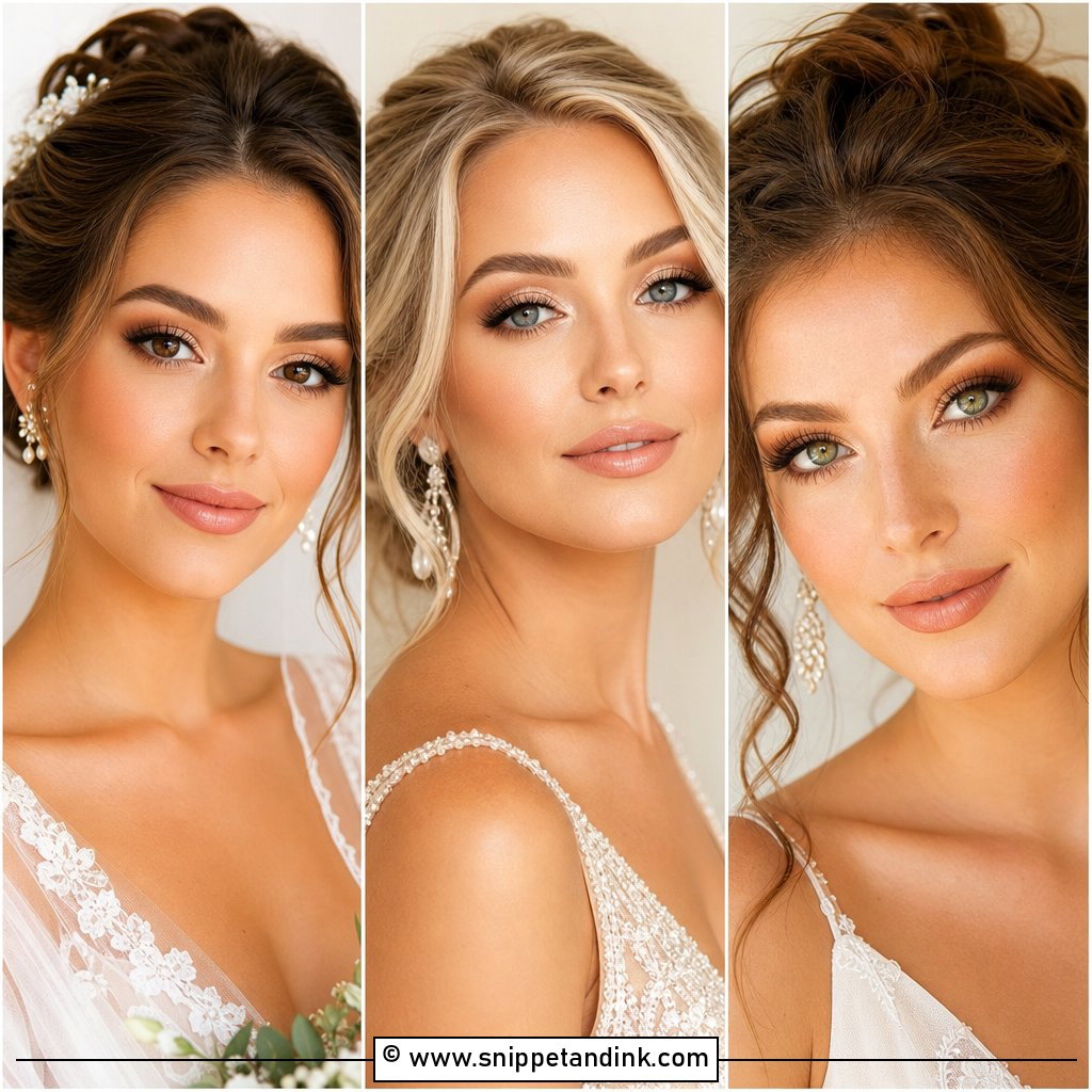 20 Warm Bridal Makeup Ideas for Golden Wedding Day Glam