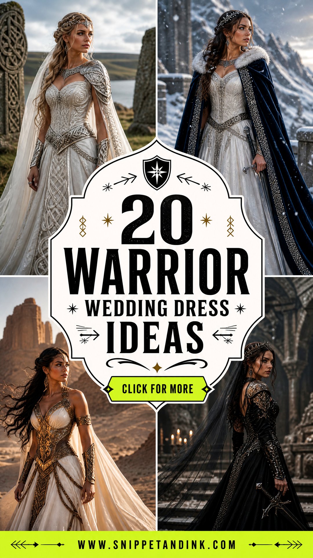 20 Warrior Wedding Dress Ideas for Fierce Fantasy-Loving Brides - 20 Warrior Wedding Dress Ideas for Fierce Fantasy-Loving Brides