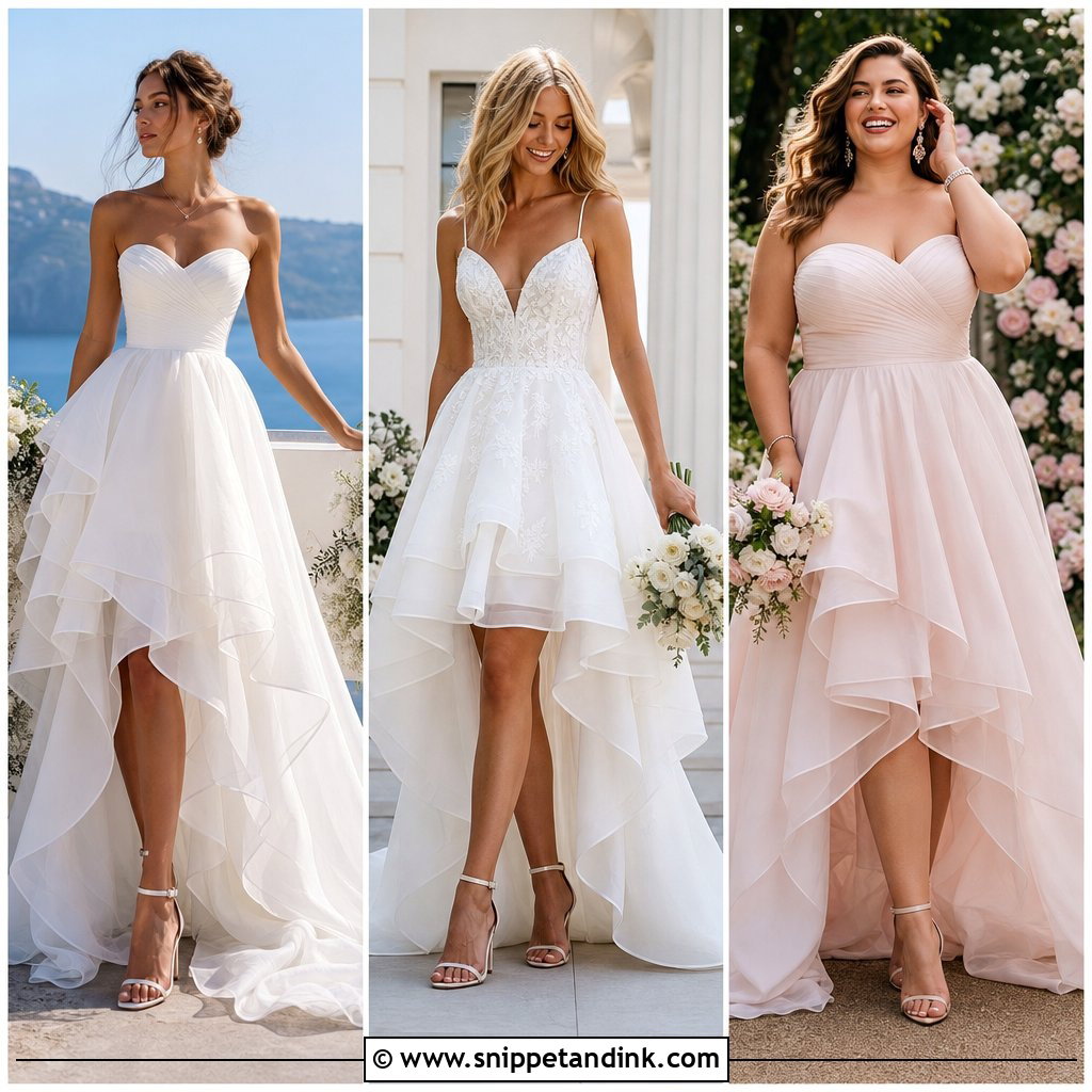 20 Waterfall Wedding Dress Ideas for Dreamy, Flowing Bridal Looks