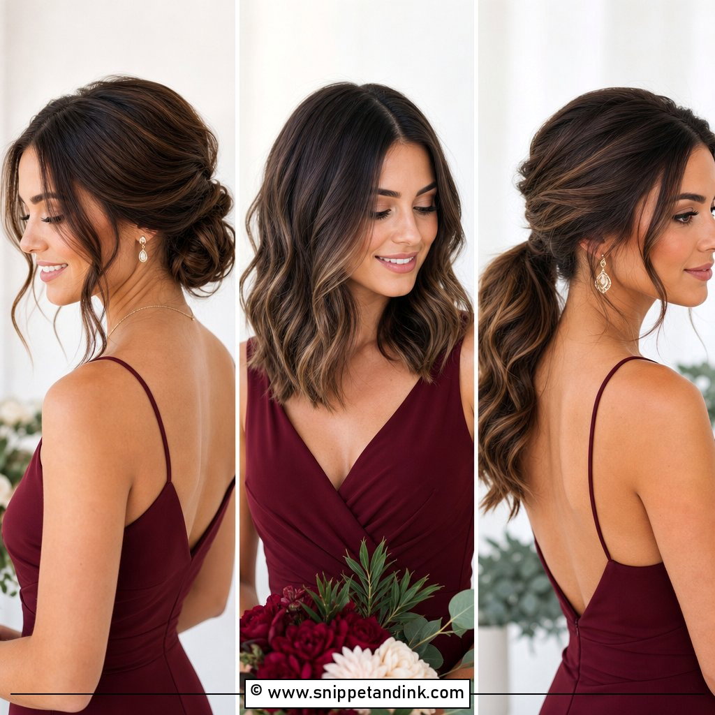 20 Wavy Bridesmaid Hairstyles for Elegant Wedding Parties