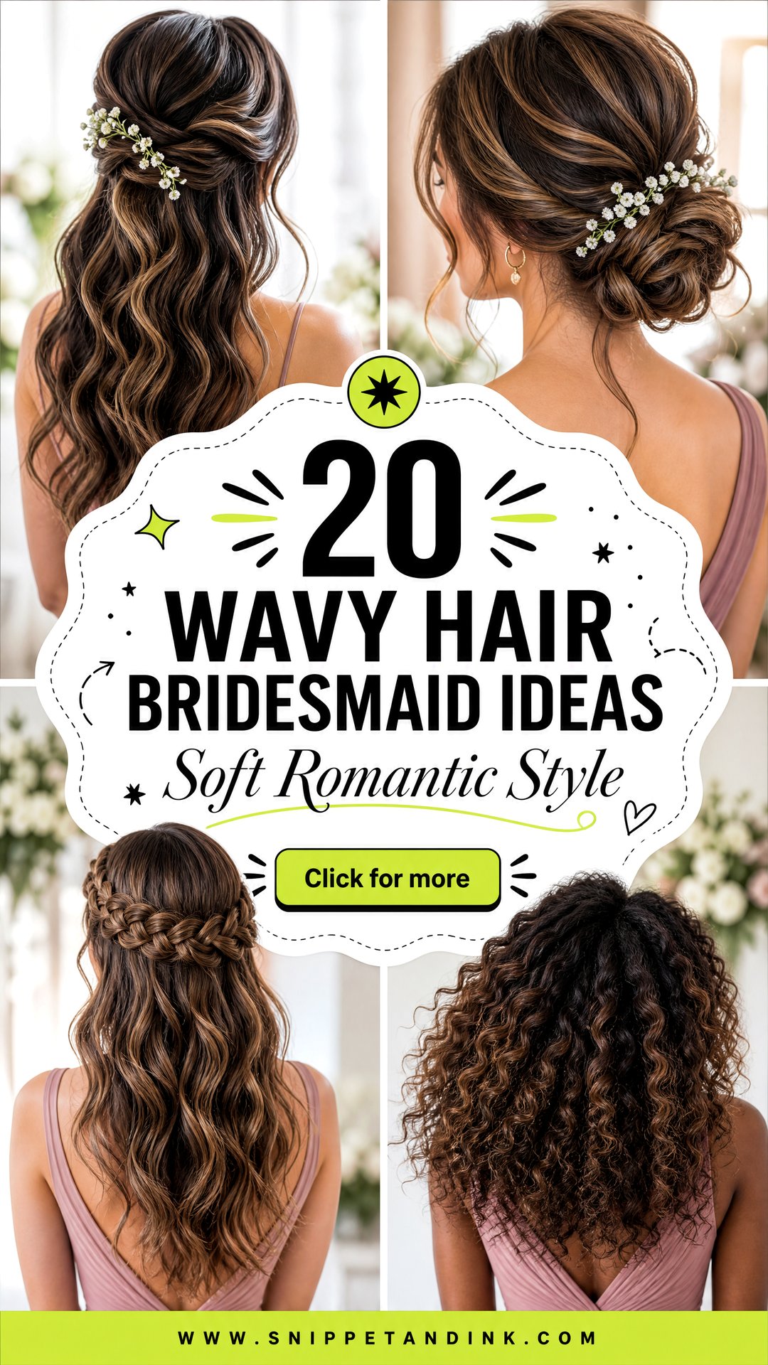 20 Wavy Hair Bridesmaid Ideas for Soft Romantic Style - 20 Wavy Hair Bridesmaid Ideas for Soft Romantic Style