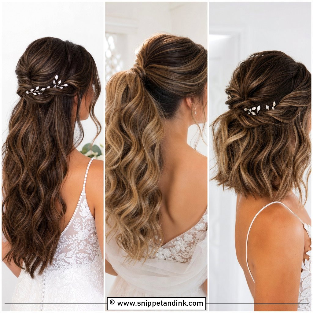 20 Wavy Hair Wedding Hairstyles for Dreamy Bridal Style