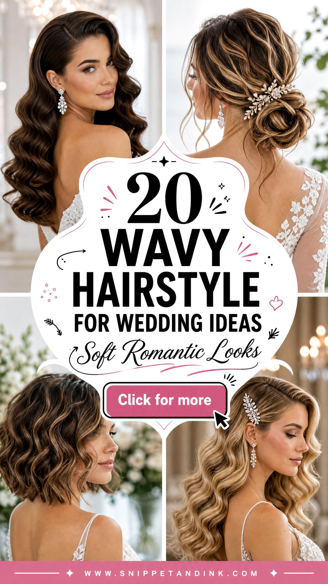 20 Wavy Hairstyle for Wedding Ideas for Romantic Looks - 20 Wavy Hairstyle for Wedding Ideas for Romantic Looks