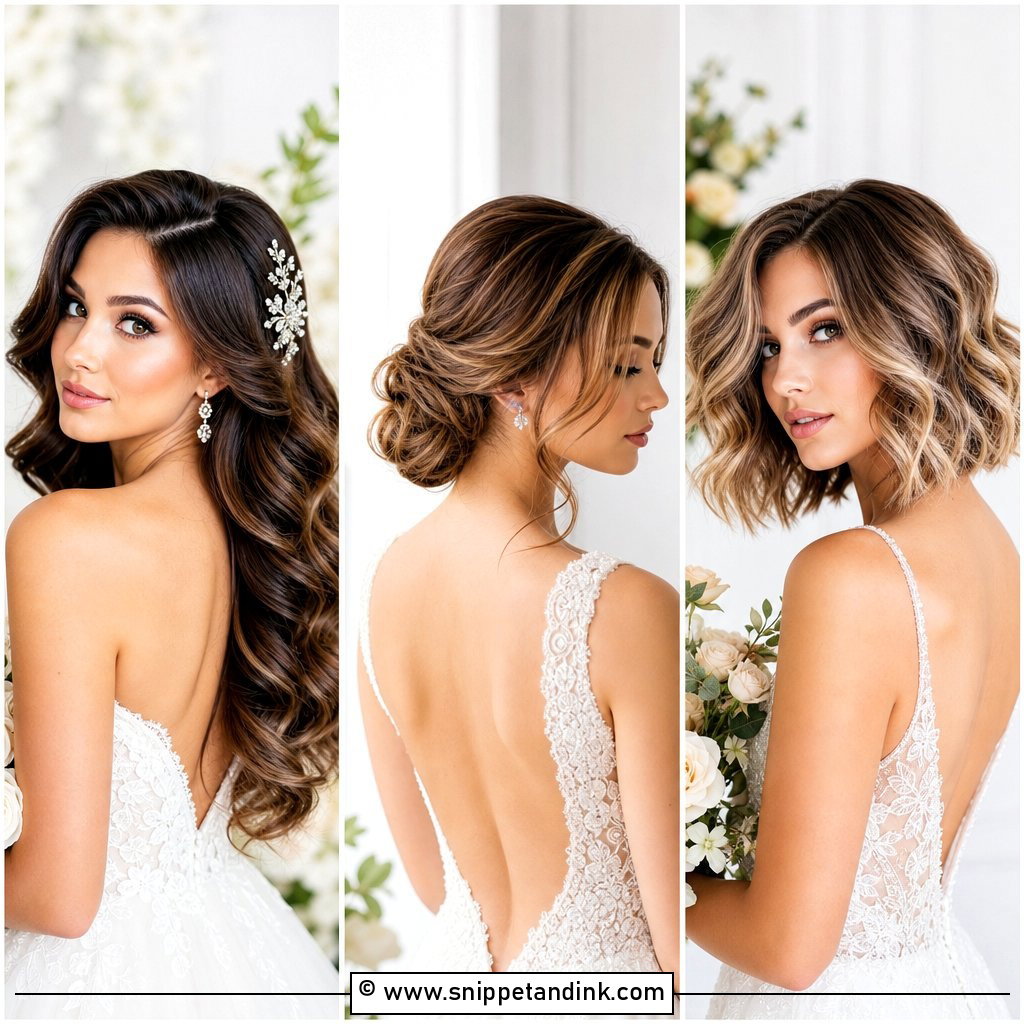 20 Wavy Hairstyle for Wedding Ideas for Romantic Looks