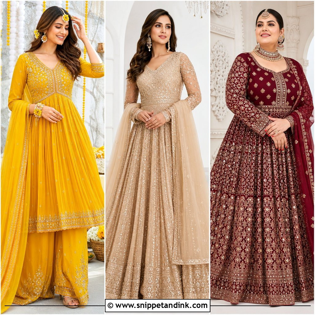 20 Wedding Anarkali Ideas for a Regal Bridal Celebration