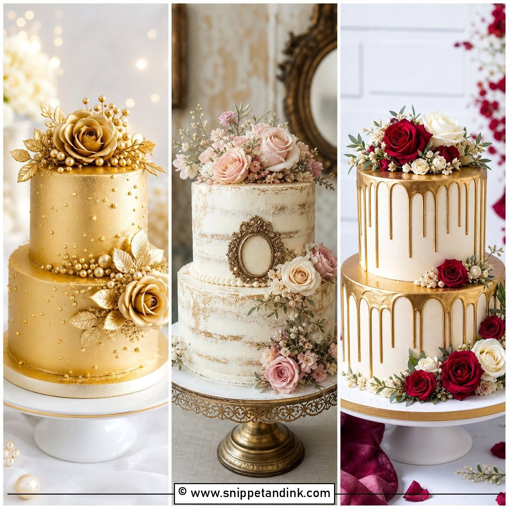 20 Wedding Anniversary Cake Designs for Elegant Parties